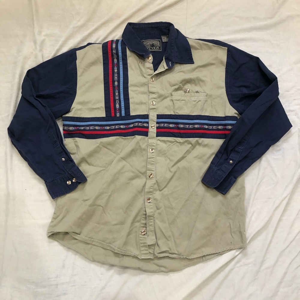 Spindle River Cowboy Shirt Button Up XL
